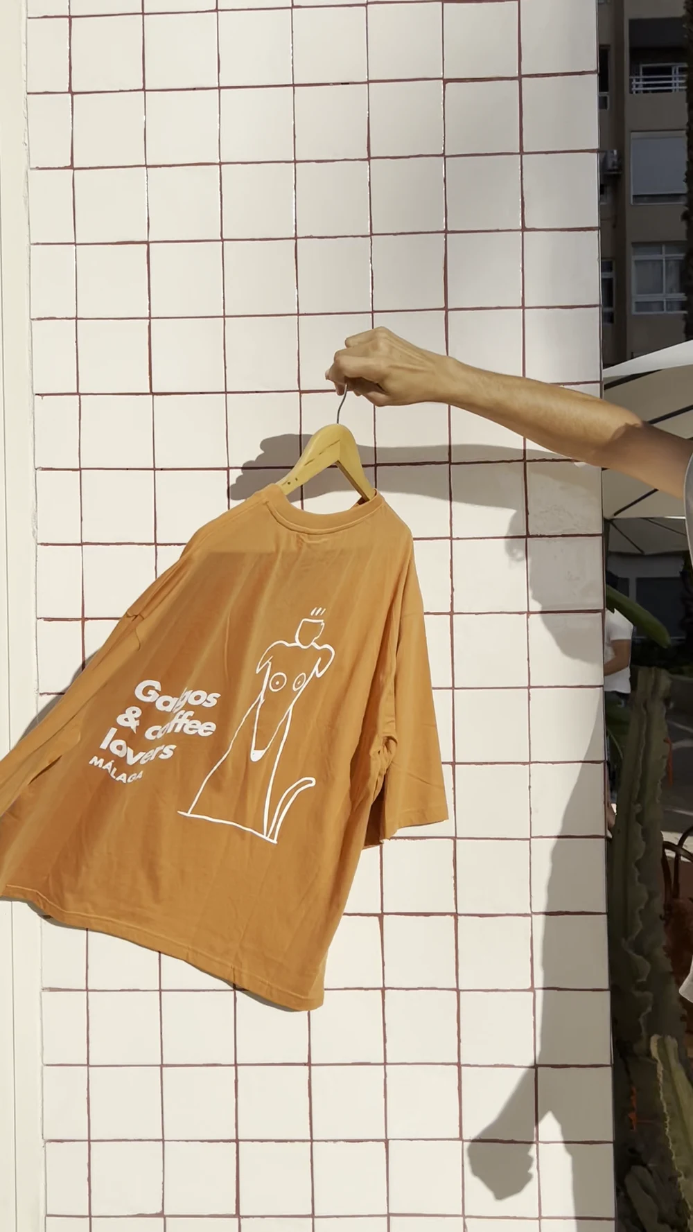 Camiseta Naranja Manga Corta