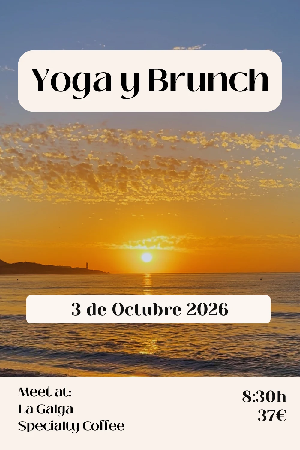 YOGA Y BRUNCH at La Galga | 3 de octubre