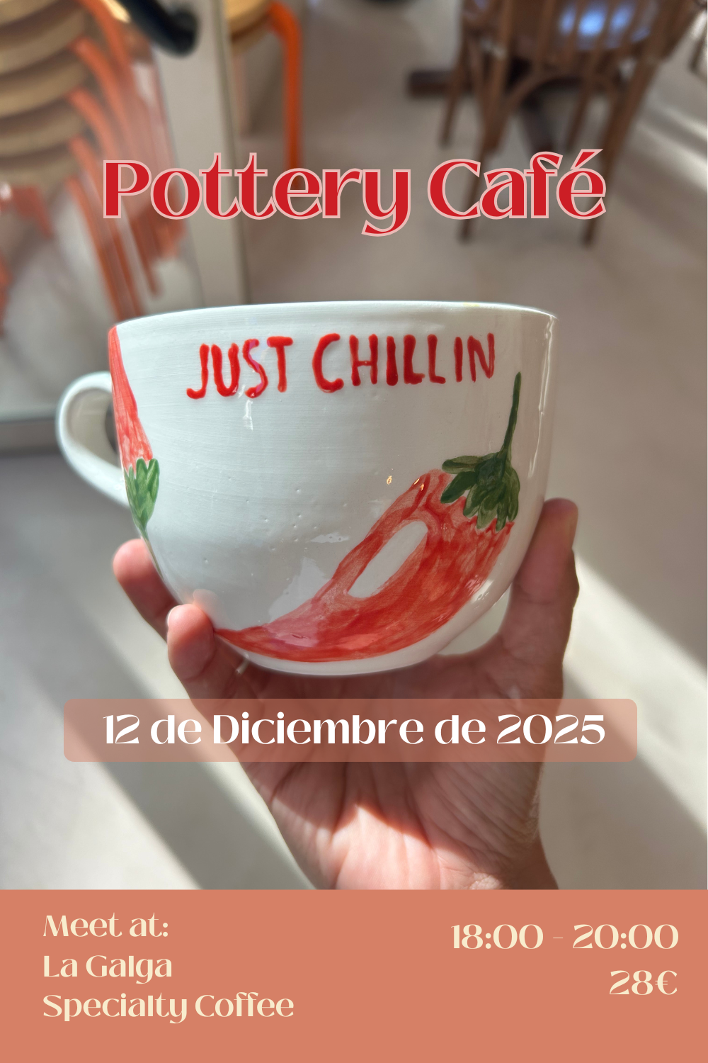 POTTERY CAFE at La Galga Friday, 12th December – 18:00