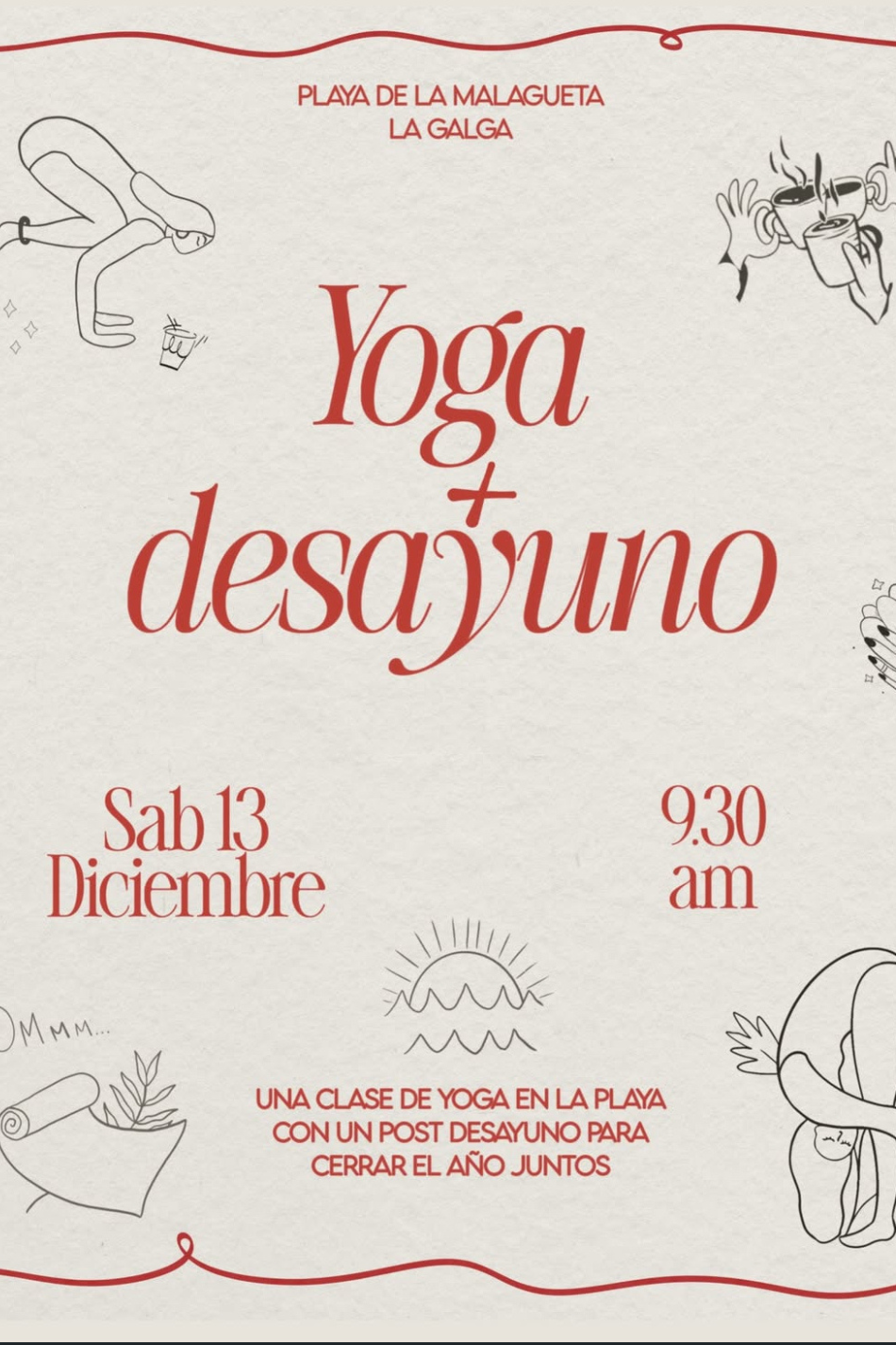 YOGA Y DESAYUNO at La Galga | 13 de Diciembre